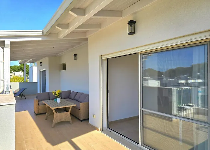 Perla Modern Penthouse 272 公寓 Plazhi San Pietro
